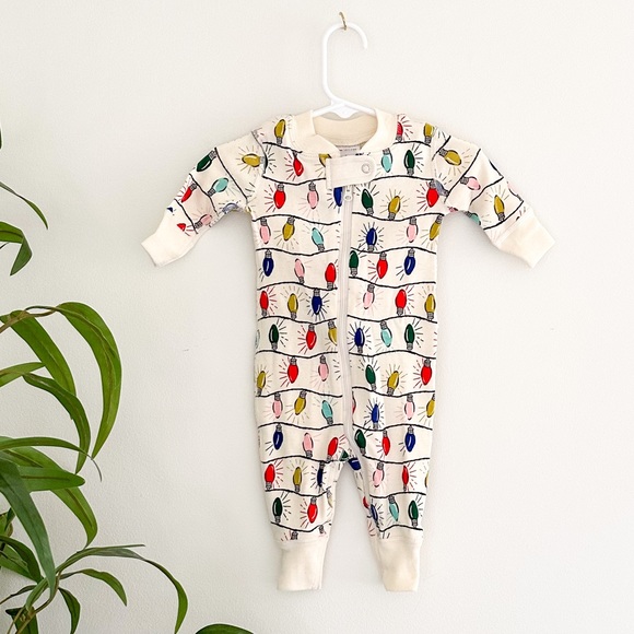 Hanna Andersson Pajamas Hanna Anderson Christmas Lights Zipper